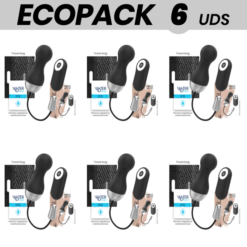pack de 6 estimuladores vibradores con control remoto ecopack ian