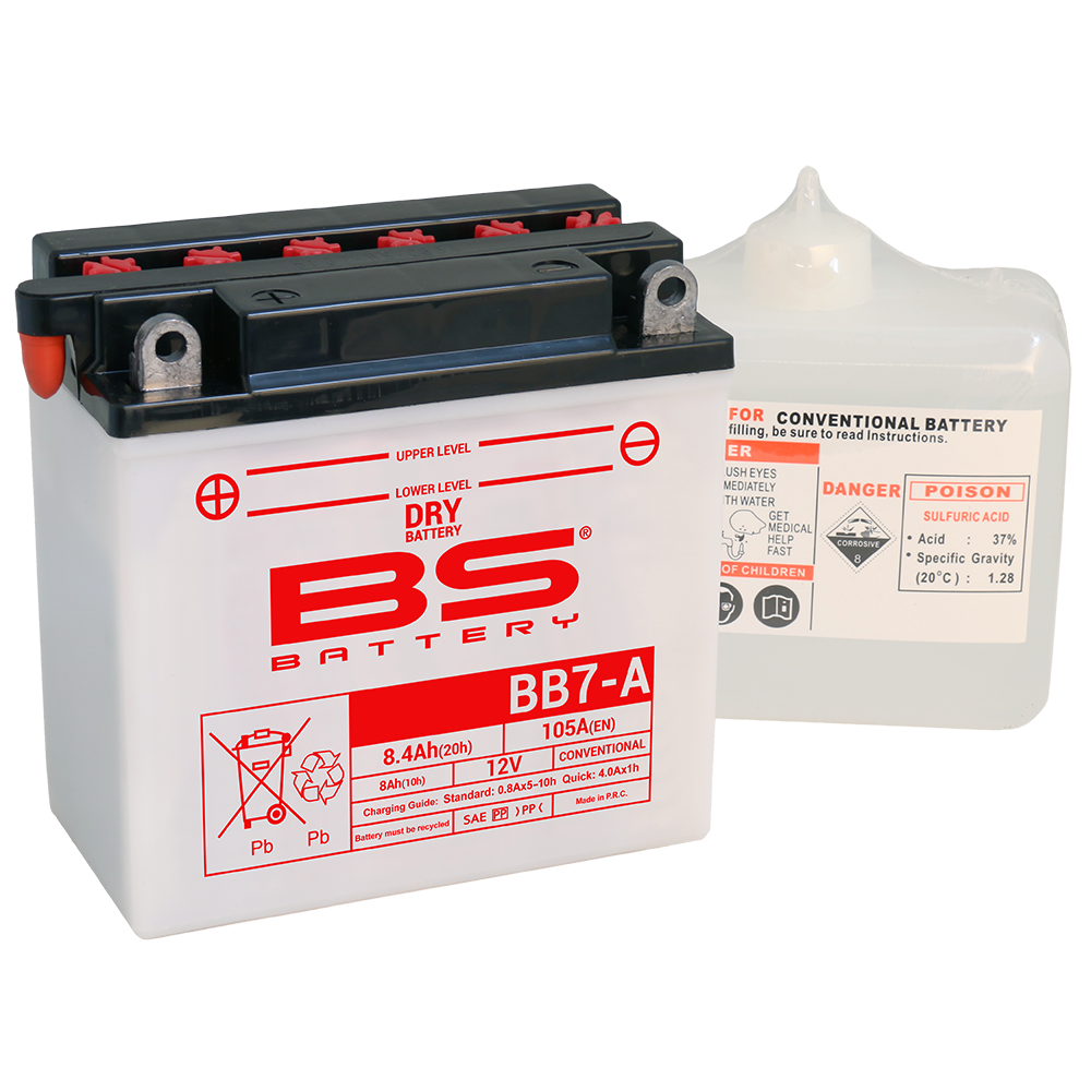 BS BATTERY BATTERIA BS Battery BB7-A fresh pack - Afbeelding 1 van 1