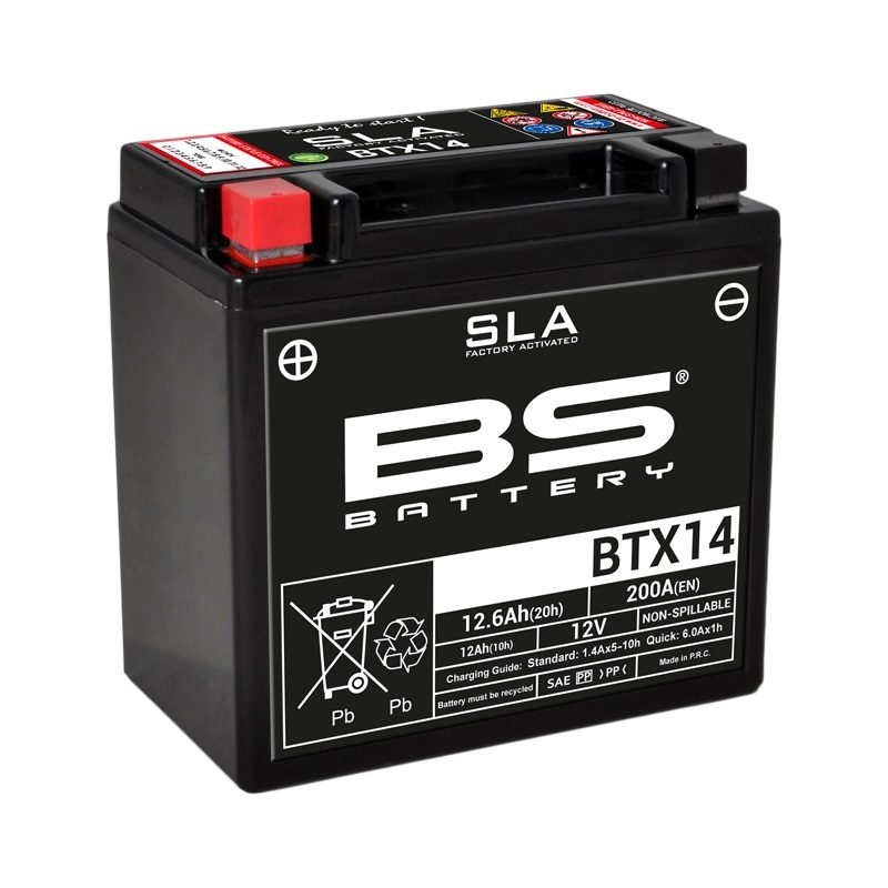 BS BATTERY Bateria SLA BTX14 (FA) - Imagen 1 de 1