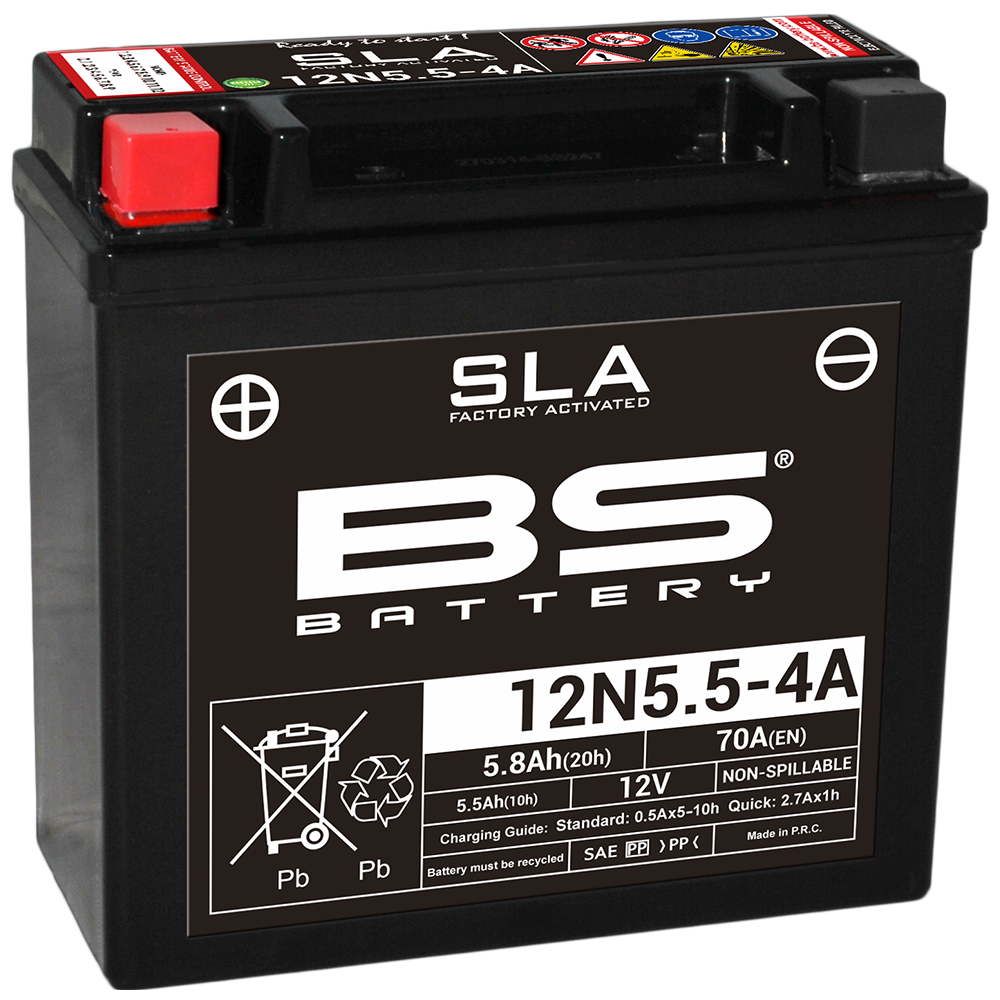 SLA 12N5,5-4A (FA) Batterie für Hochleistungsmotorräder mit elektronischen Gerät - Bild 1 von 1