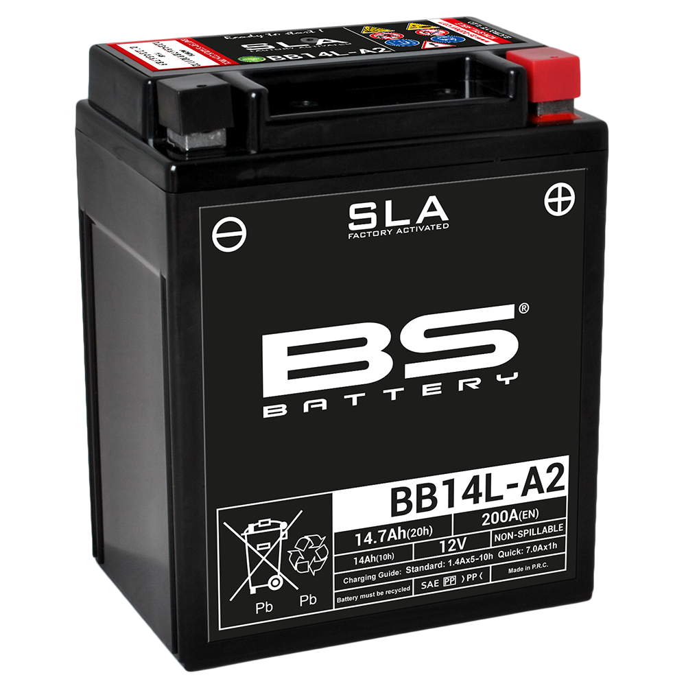 BS BATTERY Bateria SLA BB14L-A2 (FA) - Foto 1 di 1
