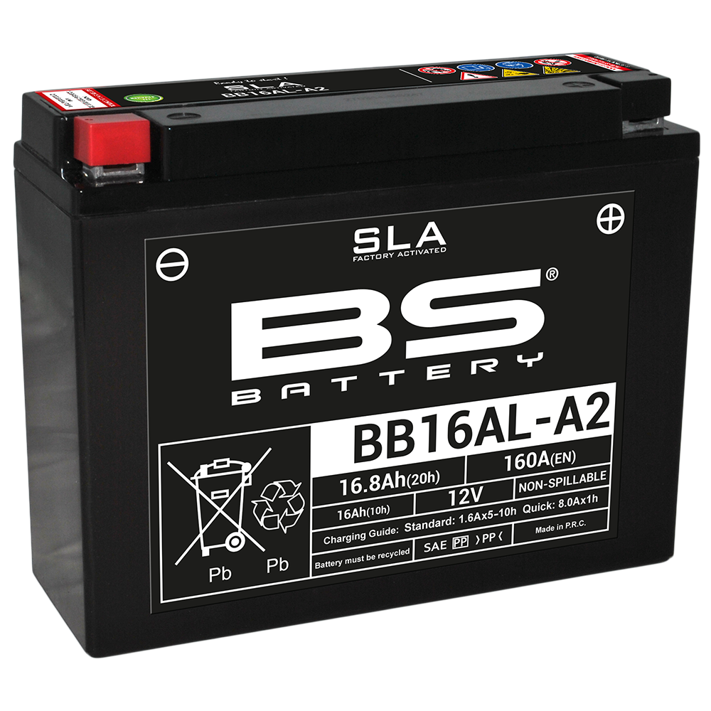 BS BATTERY BATTERIA SLA BB16AL-A2 (FA) - Afbeelding 1 van 1