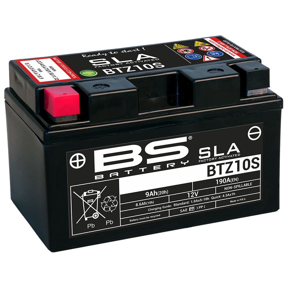 SLA BTZ10S (FA) Batteria Max per moto con motori di grandi dimensioni e disposit - Afbeelding 1 van 1