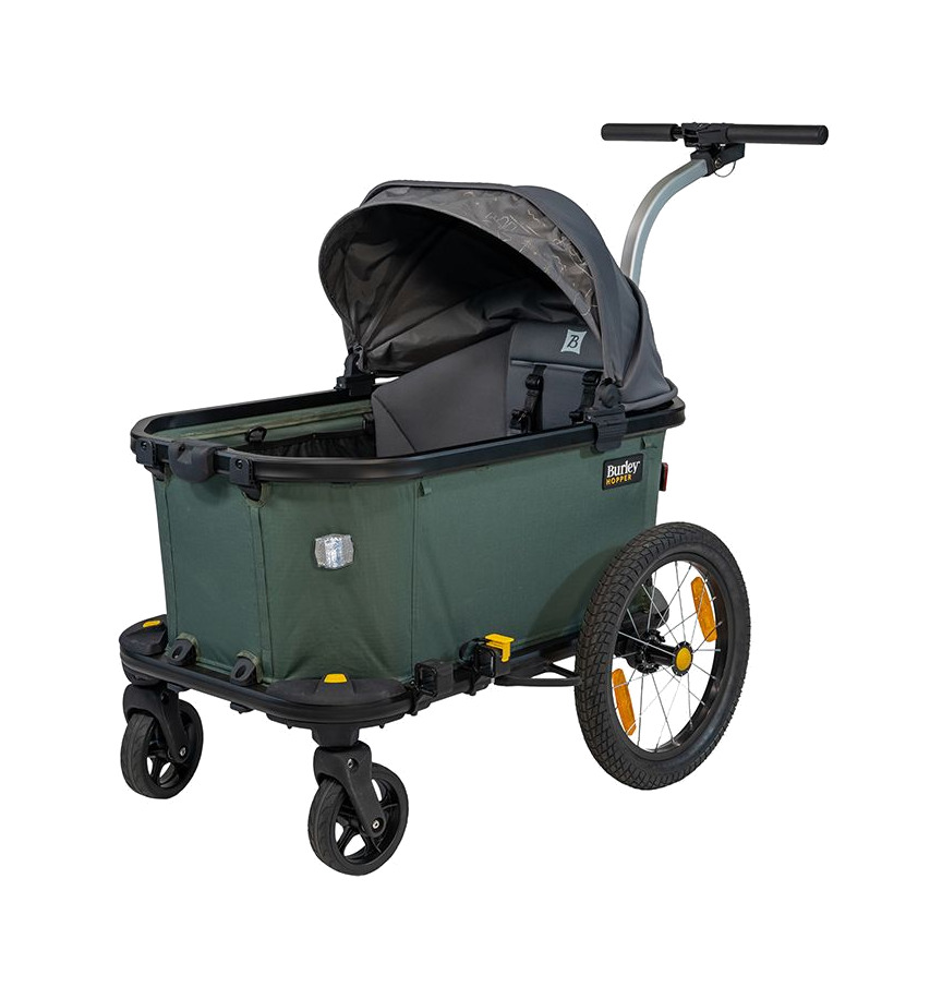 kit de asiento para bebé con parasol para remolque hopper