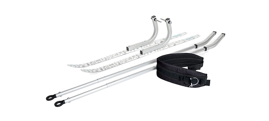 kit de esquí compuesto por tres piezas para instalar en remolques