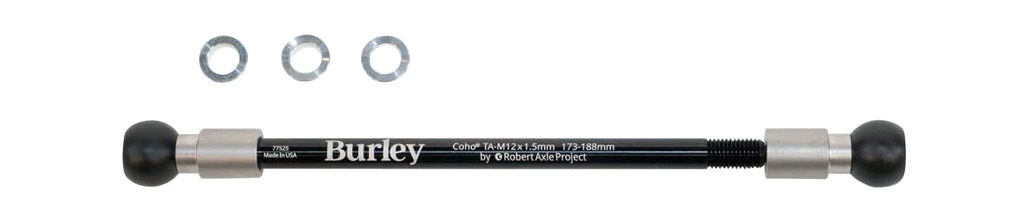 eje pasante para remolque coho m12x1.5 173-188 mm