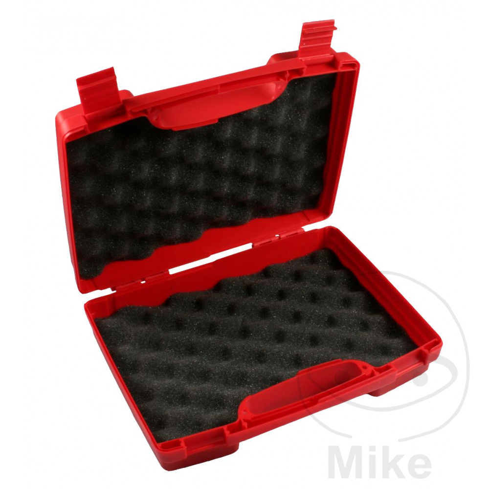 caja de plástico para herramientas con espuma 260x210x76 mm