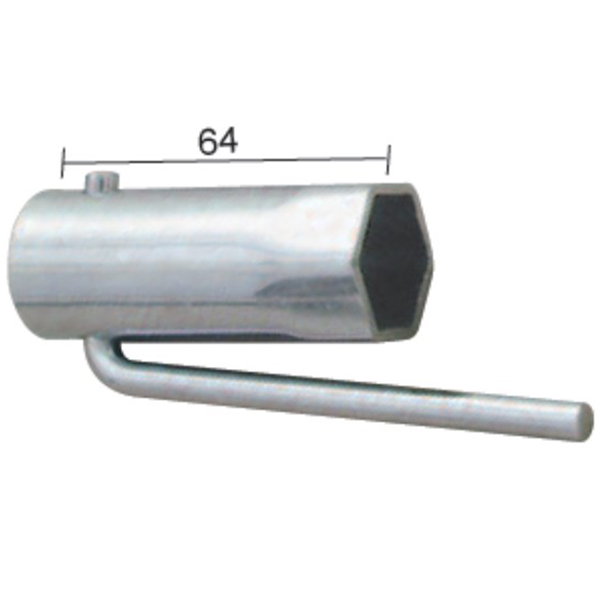 llave de bujía plegable hex 21mm para ciclomotores