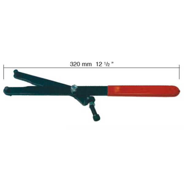 bloqueador universal de volante y poleas con pins 5/9mm - herramienta buzzetti