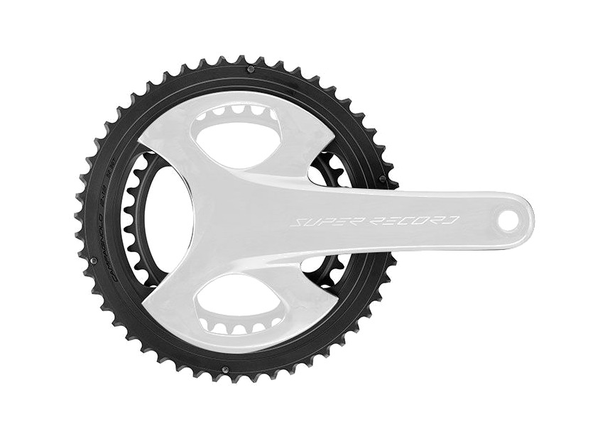 juego de platos para transmisión de bicicleta super record aluminio