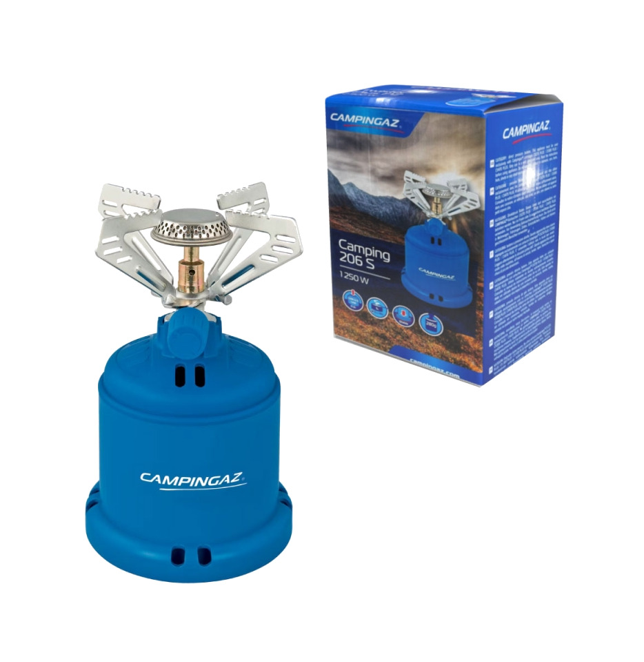 hornillo para camping con autoencendido cartucho 190 gr