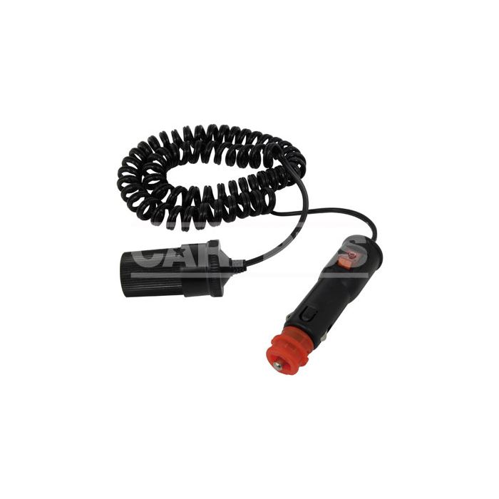 alargador mechero 1 salida + interruptor encendido/apagado