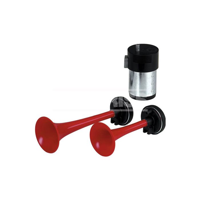 bocina compresor 2 tonos homologada 12v/117 db