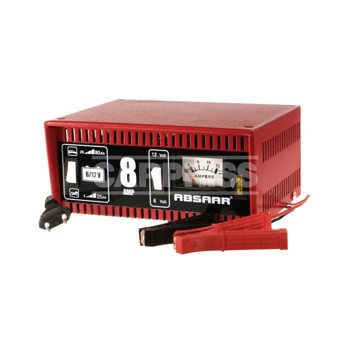 cargador bateria estándar 6/12v 8 amp