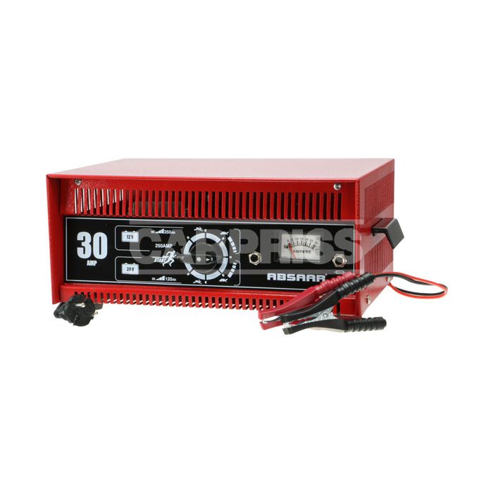 cargador batería profesional con arranque 12/24v 30a 250a