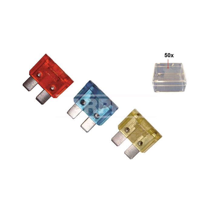 caja 50 fusibles enchufables 10 amp