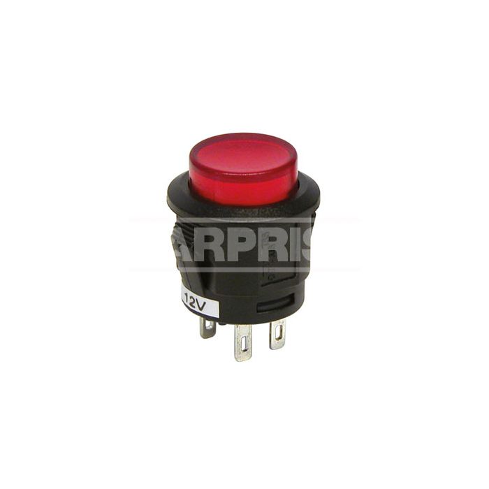interruptor de pulsador con luz led 12v 20 amp on/off