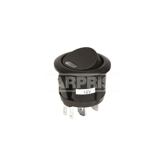 interruptor basculante redondo con luz led 12v 20 amp on/off