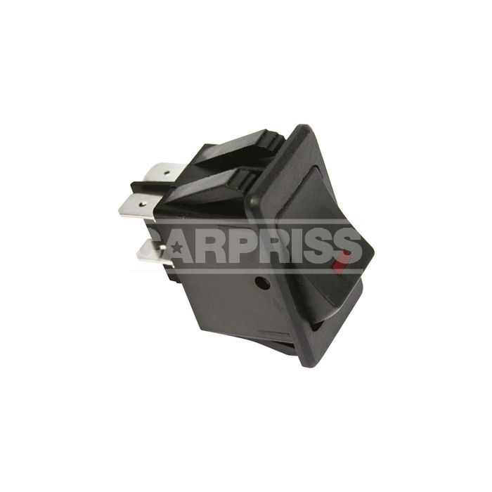 interruptor basculante con luz roja led 35 amp 35x19 mm