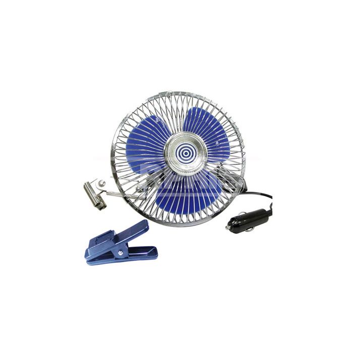 ventilador metal oscilante 12v 20 cm