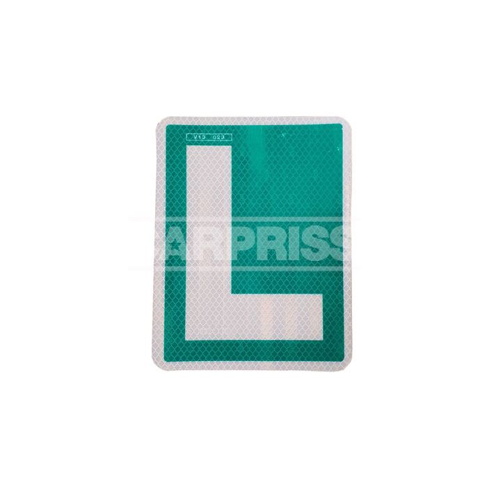 placa conductor novel "l" adhesiva para coche v-13 150x195 mm