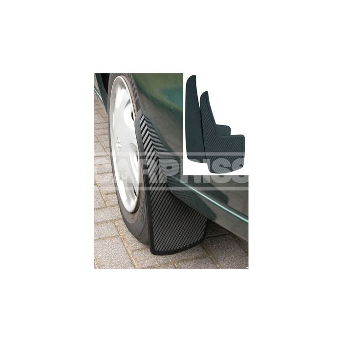 juego 2 faldillas guardabarros goma 36x21 cm