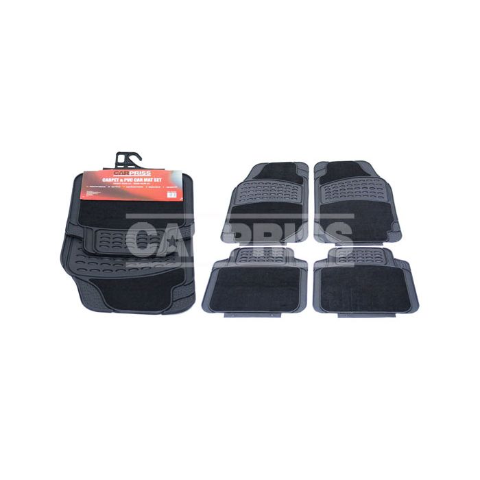 juego 4 alfombrillas recortables con moqueta/pvc