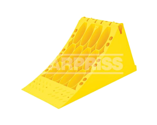 calzo de rueda plástico para bloquear movimiento r555 din 76051