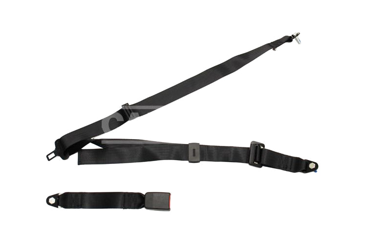 cinturón de seguridad tres puntos estático 210cm + 35cm