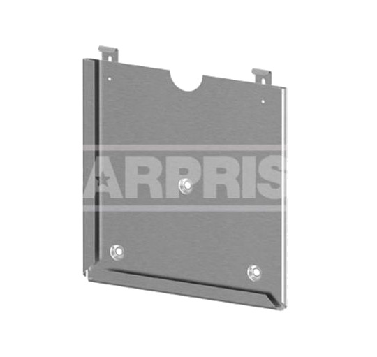soporte de placa con pletinas seguridad acero inox 300x300