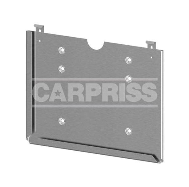 soporte de placa con pletinas seguridad acero inox 400x300