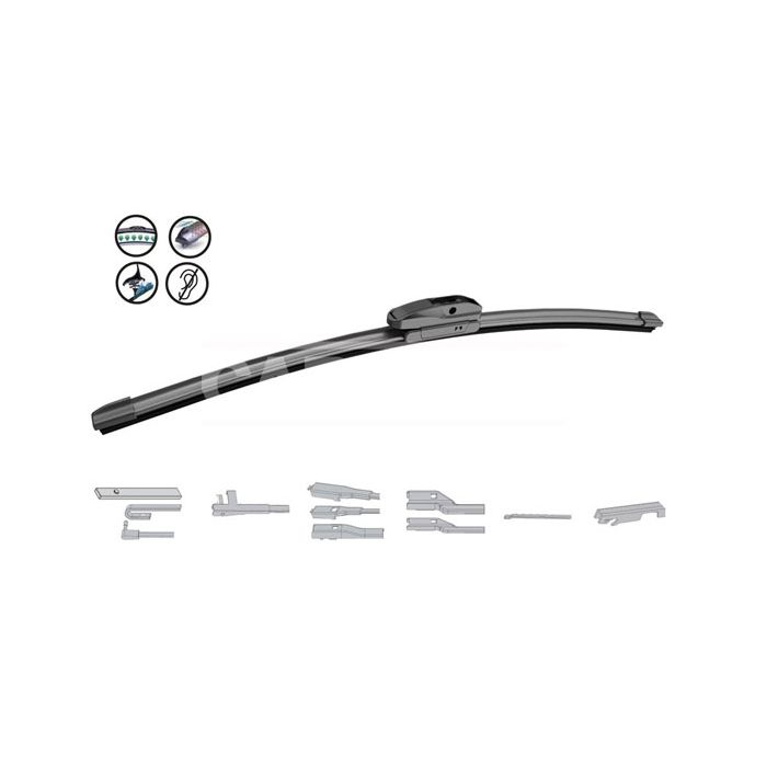 limpiaparabrisas flexible premium 70 cm/28" (1u)