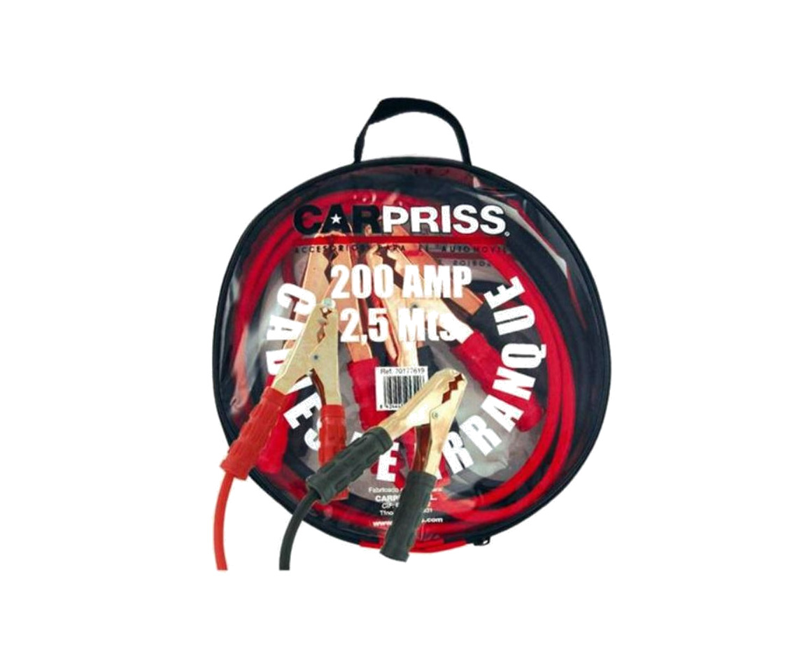 cables arranque con bolsa 200 amp 2,5 m