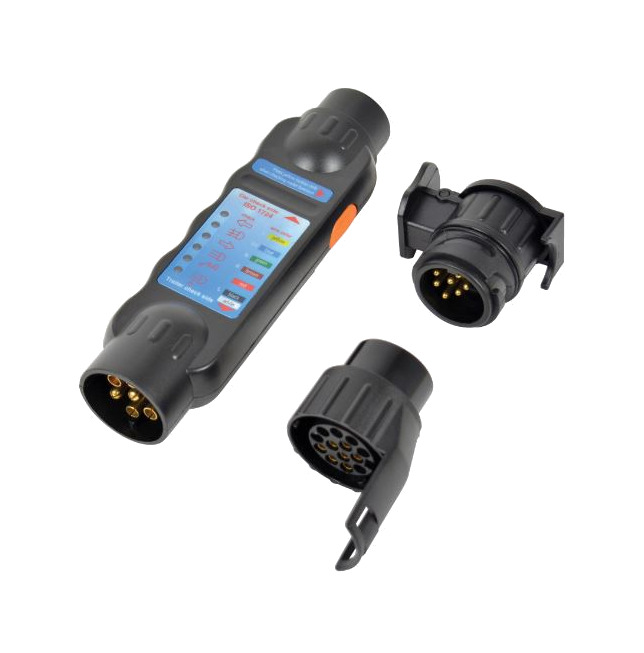 tester conexión remolque con adaptadores
