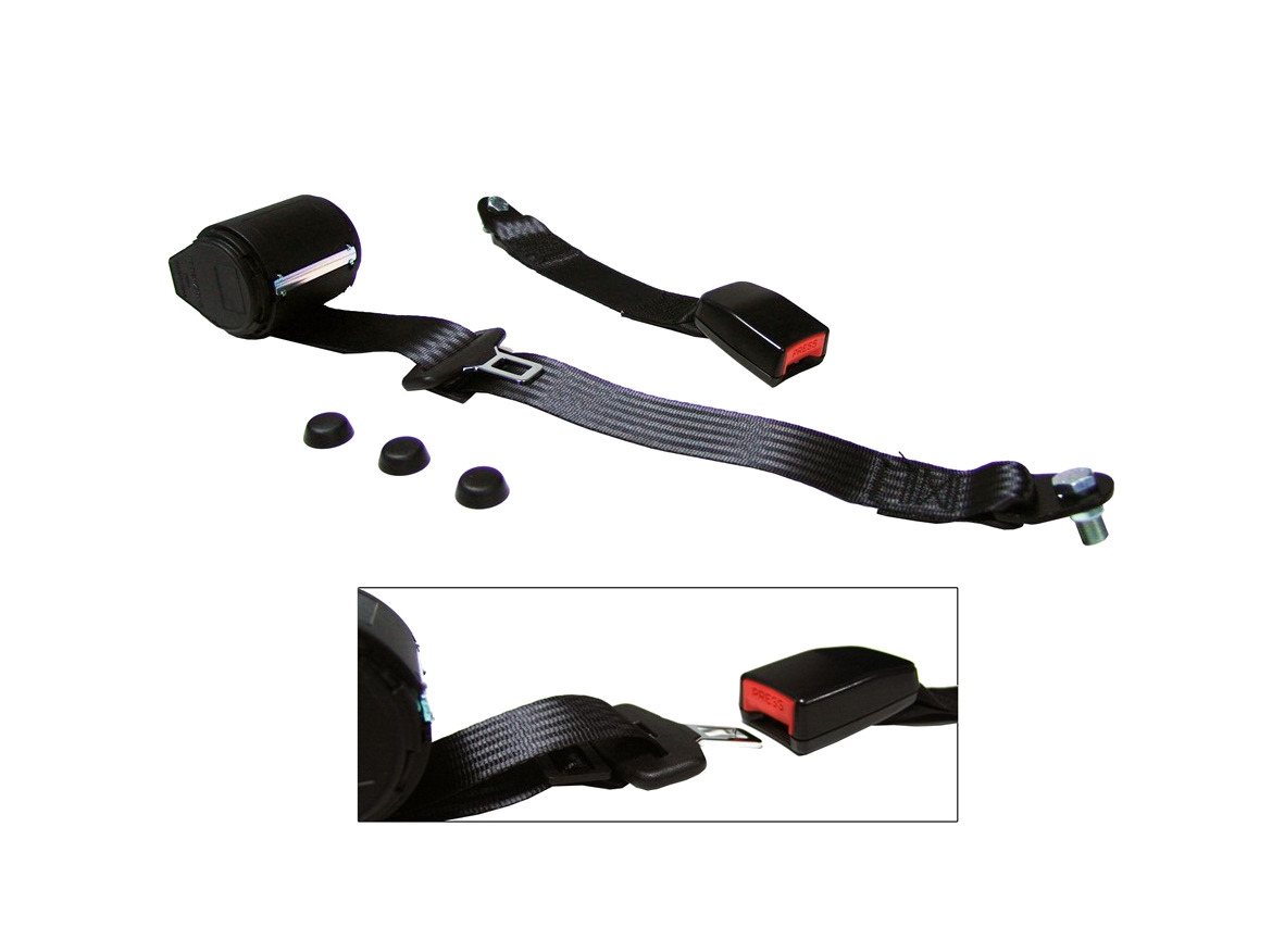 cinturón seguridad 3 puntos automático con carrete elr 90°/90°