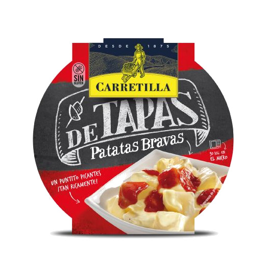 plato de patatas bravas