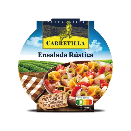 plato ensalada rústica