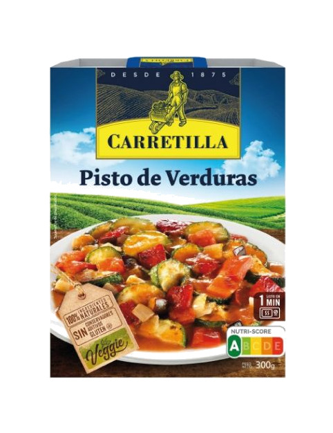 plato de pisto de verduras
