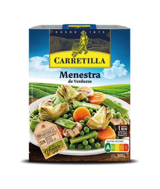 plato de menestra de verduras