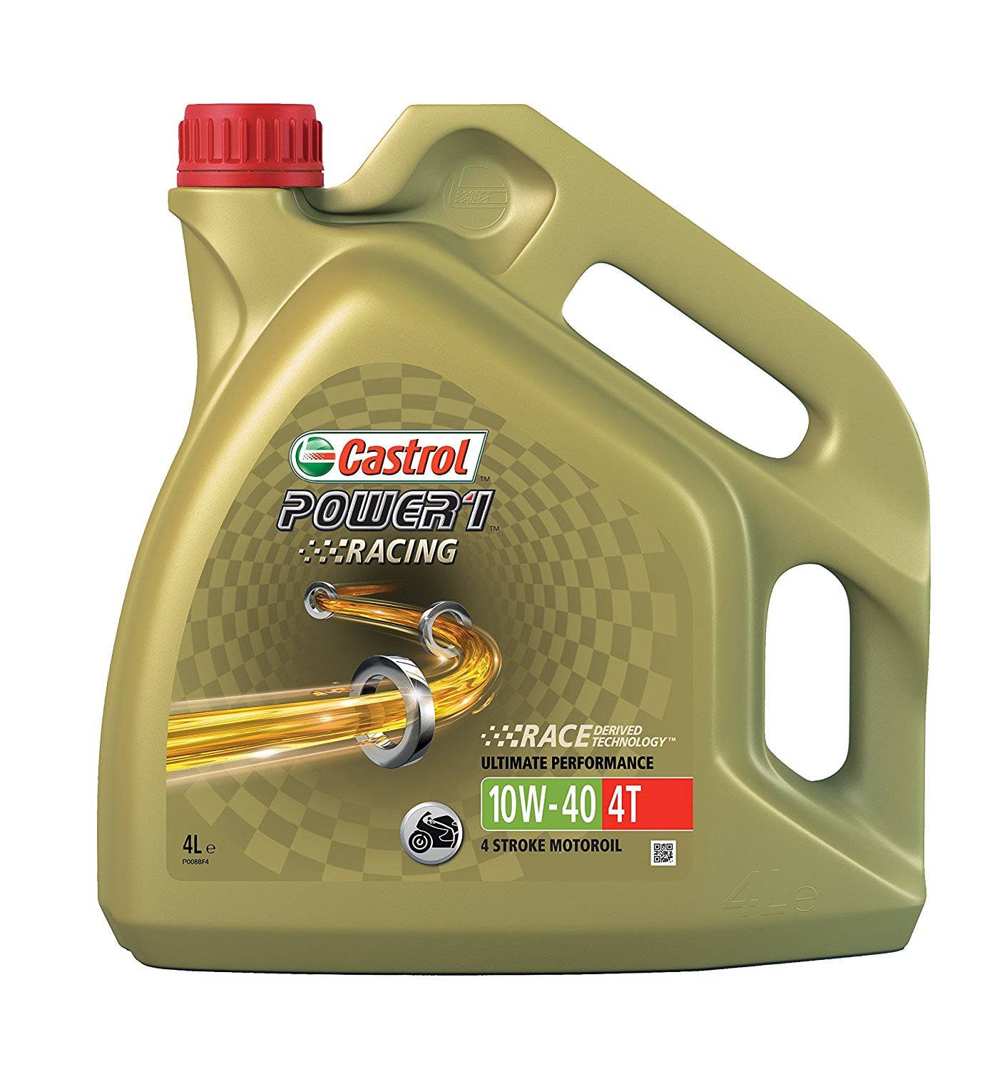 aceite lubricante para motor castrol power1 racing 4t 10w40 4l