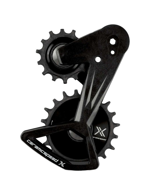 sistema de poleas sobredimensionadas para cambio trasero ospw x sram red xplr e1 alpha
