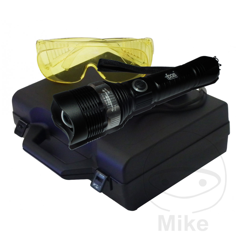 lámpara uv recargable de detección de fugas led