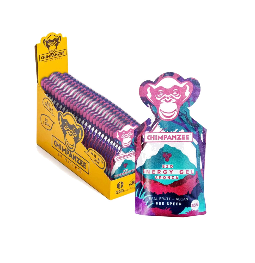 gel energético vegano sin glúten aronia / organic-bio 35 gr