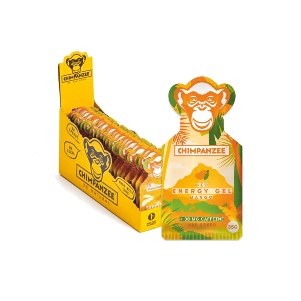 geles energéticos para deportistas energy gels 35g x 25u 35gr vegetarian / gf / 30mg caffein