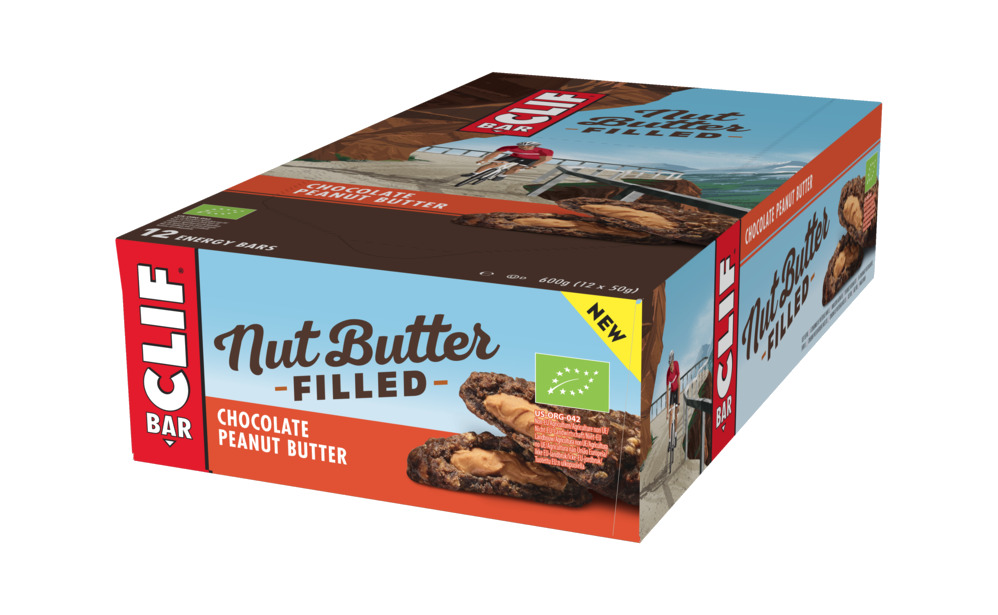 barrita energetica bio de chocolate rellena de crema cacahuete