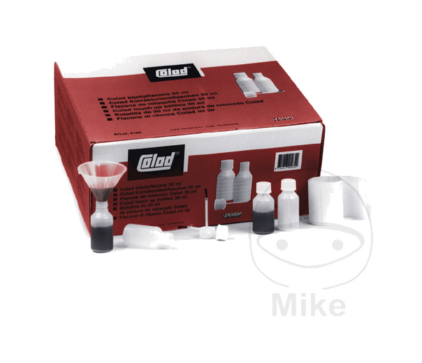 caja 100 botellas de pintura de retocado 30 ml