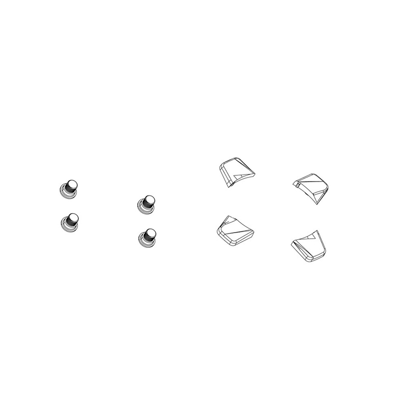 kit tornillos plato acero  m8x4.75x8.75 94/107 bcd 4 u