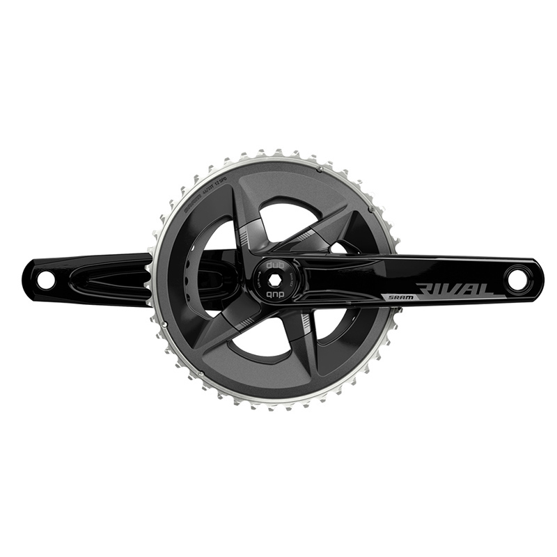 juego de bielas y plato aluminio sin cazoletas rival d1 dub 107 bcd 170 mm 46x33d 12v