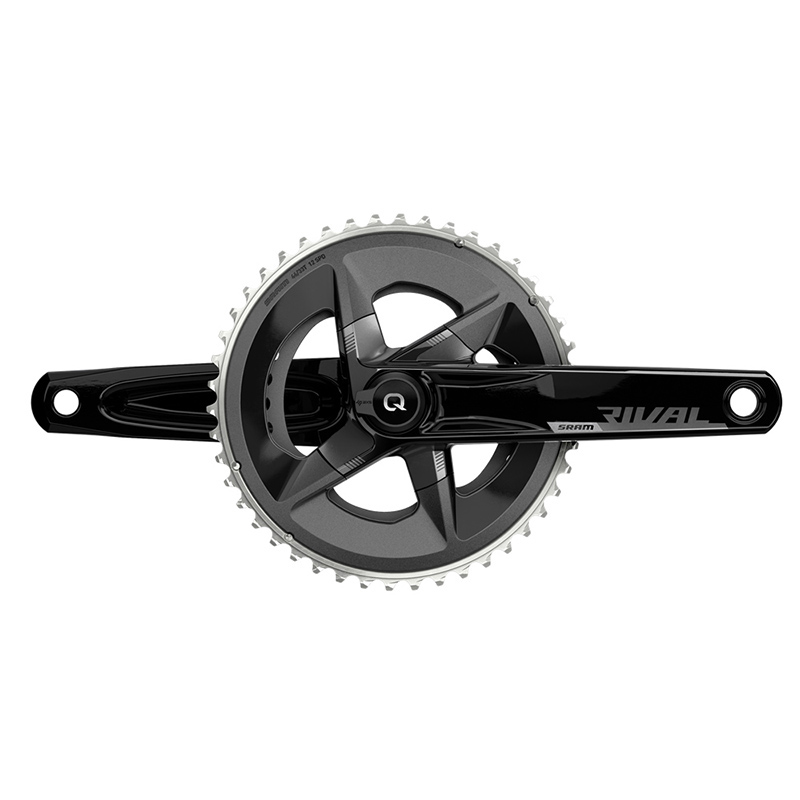 juego de bielas potenciometro aluminio rival d1 quarq dub 107 bcd 172.5 mm 48x35t