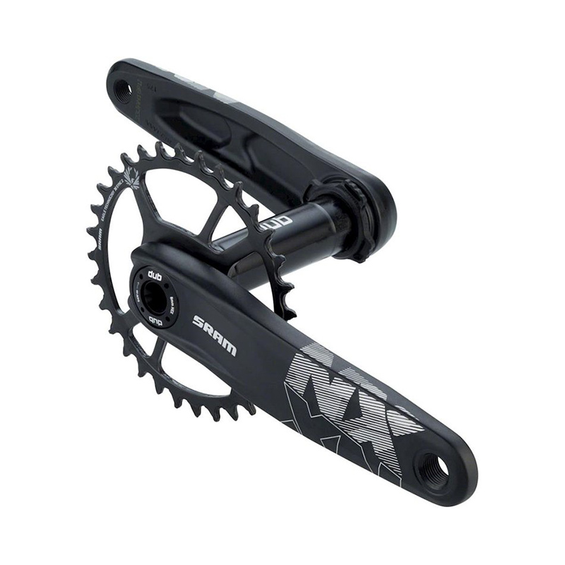 juego de bielas y plato aluminio sin cazoletas  nx eagle x-sync2 fat bike 4" direct mount 165 mm 30t
